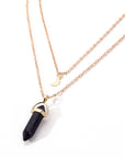 Crystal and Moon Necklace