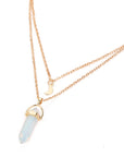 Crystal and Moon Necklace