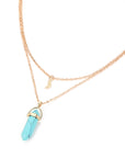 Crystal and Moon Necklace