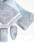 Light Teal Marble Nail Art Foil