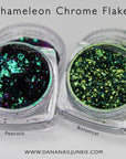 Chameleon Chrome Flakes - Nail Art Chrome