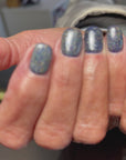 Holographic CatEye Gel Polish & Magnet