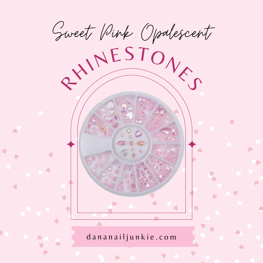 Sweet Pink Opalescent Rhinestones