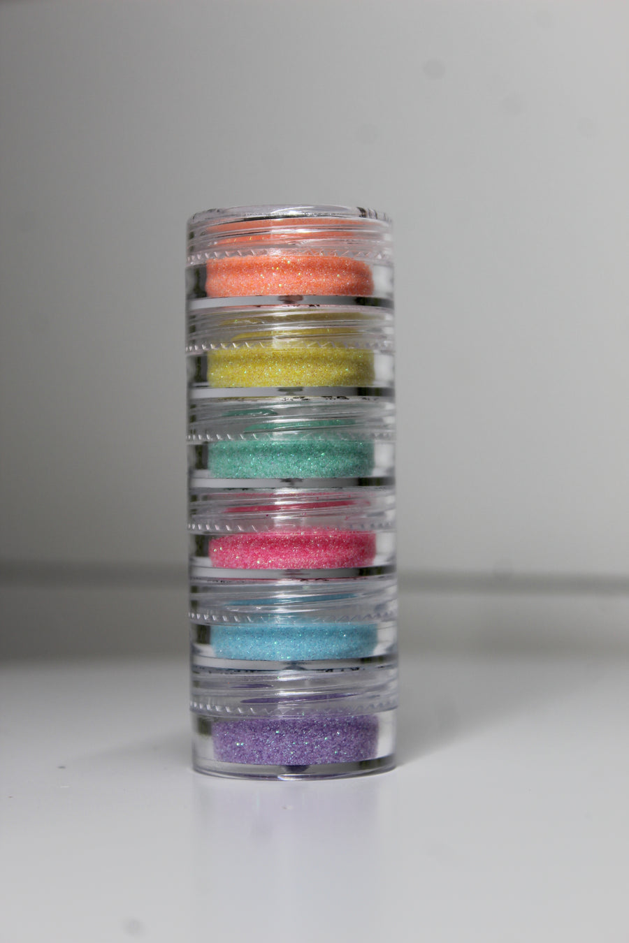Rainbow Sugar Glitter Tower