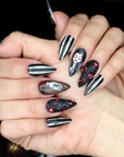 Wednesday Addams Press-On Nail Set