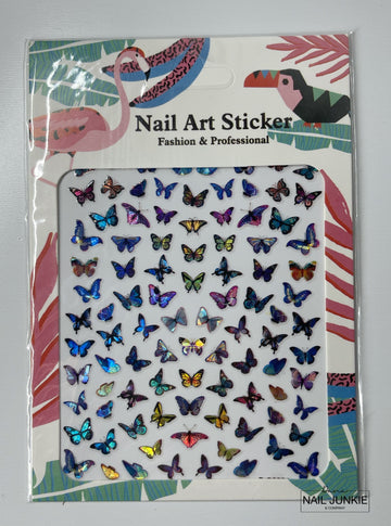 Holographic Butterfly Nail Stickers